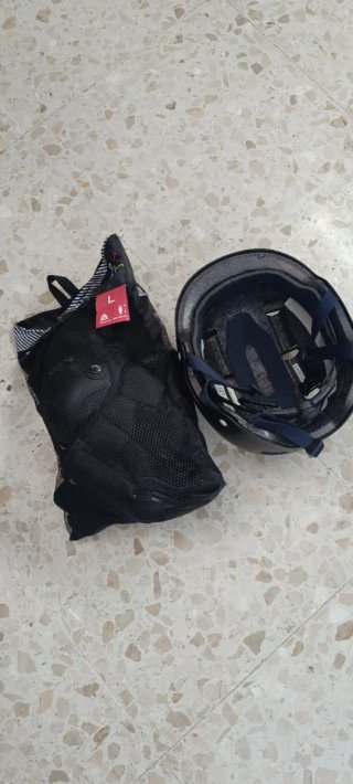 Casco Negro Protección/es