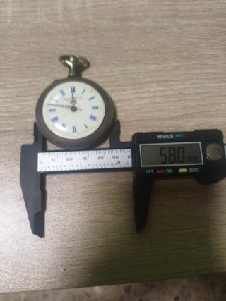 Reloj de bolsillo antiguo plata