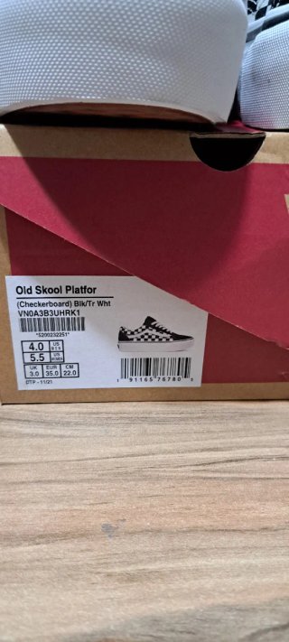 Scarpe Vans Platform Checkerboard