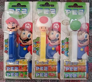 Lote 3 Dispensadores Pez Mario Bros