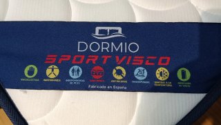 Colchón Viscoelástico Dormio Sport 80x200