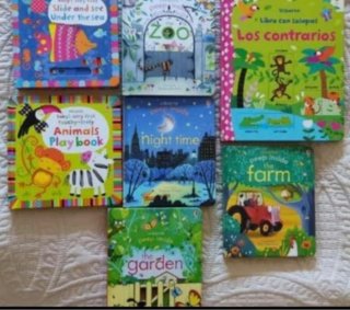 Libros Usborne infantiles con solapas y texturas