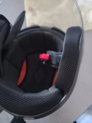Casco de moto DAVID negro con visera