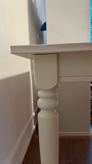 Mesa extensible IKEA INGATORP blanca 155/215x87