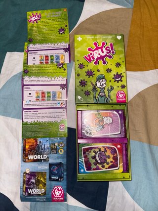 2 Juegos de Mesa: Virus y Licantropo