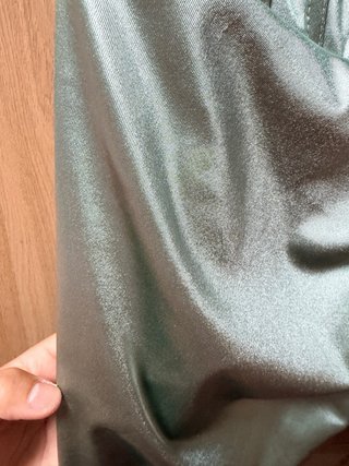 Vestido largo verde para fiesta