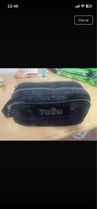 Estuche Totto Negro