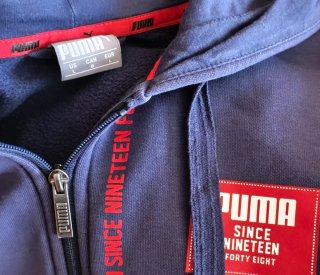 Chaqueta con capucha Puma Talla XL