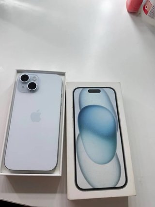 iPhone 15 Azul/Plateado 88 de salud de bateria 128