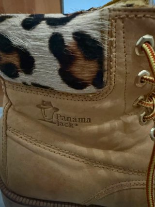 Botas Panama Jack 03 Leopardo Napa Vintage Beige