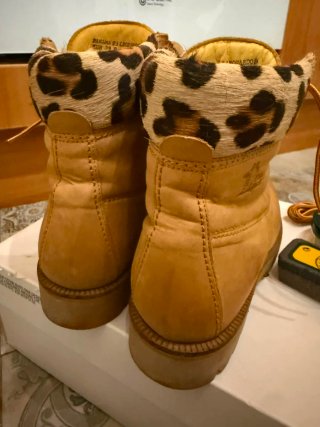 Botas Panama Jack 03 Leopardo Napa Vintage Beige