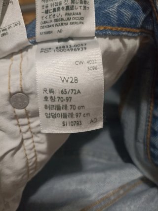 Levi's 501 Shorts Claritos Talla 28