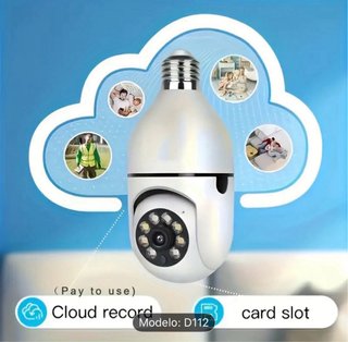 Cámara Seguridad Bombilla 360° HD 1080P