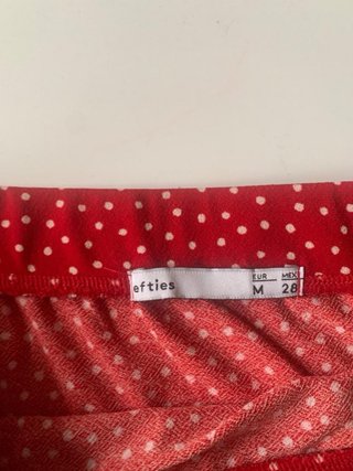 Falda pareo Lefties lunares volantes T M