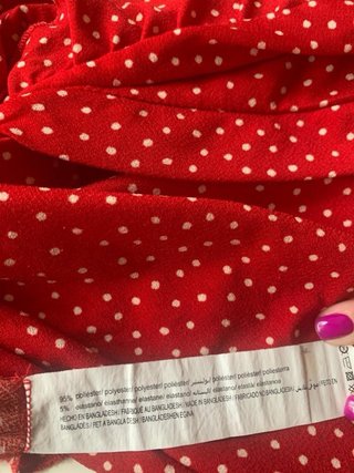 Falda pareo Lefties lunares volantes T M