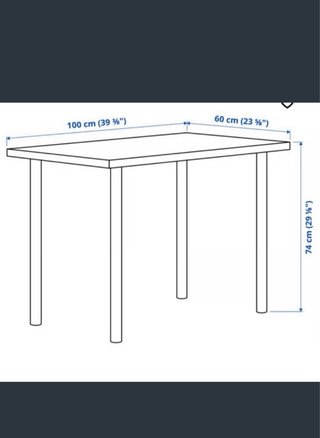 Mesa escritorio blanca Ikea