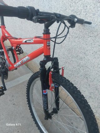 Bicicleta Montaña Roja 24