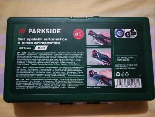 Pinza Spelafili e Crimpatrice Parkside