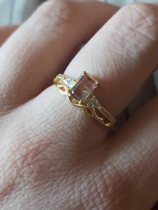 Anillo Turmalina Sandía