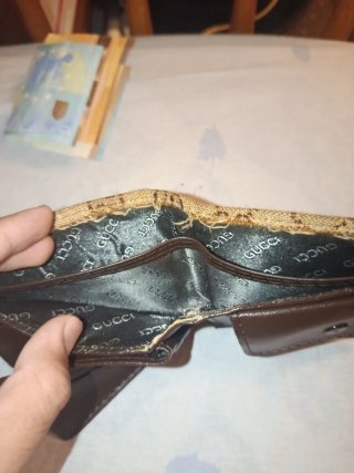 Portafoglio Gucci Beige/Marrone