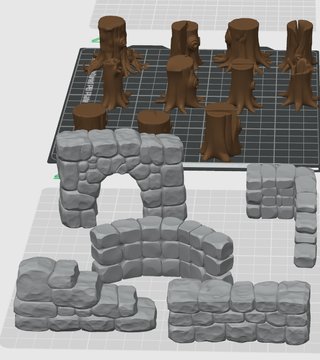 Set Escenografia miniaturas rol-Consultar Opciones