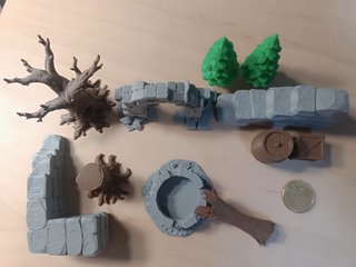 Set Escenografia miniaturas rol-Consultar Opciones