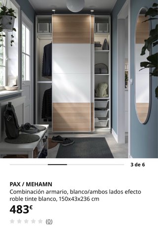 Guardaroba Ikea con porte scorrevoli