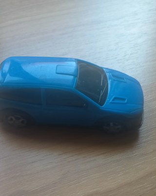 Coche de juguete azul 10cm