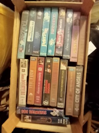 Lote Películas VHS Disney Clásicos y otras