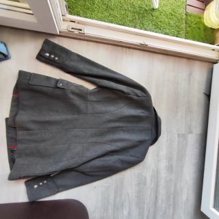 Abrigo Bershka gris mujer talla M