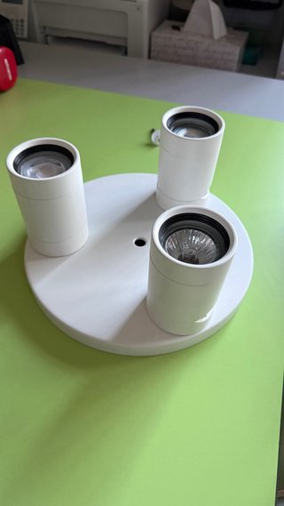 Plafón Techo 3 Focos Orientables IKEA Nymane