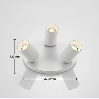 Plafón Techo 3 Focos Orientables IKEA Nymane