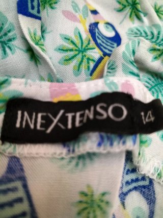 Camisa de tirantes con estampado de tucanes