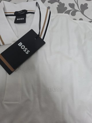 Polo Boss Blanco Original