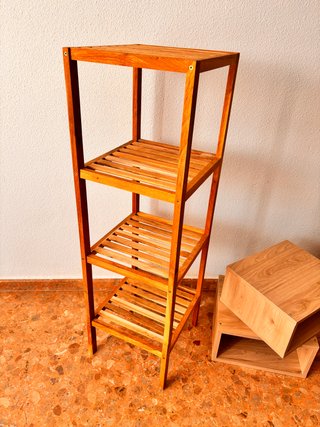 Combo estanterías + balda