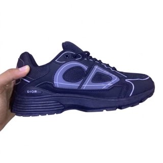 Zapatillas Dior CD Negras y Plateadas