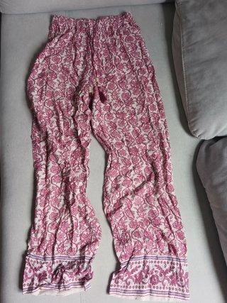 Pantalón estampado floral talla única
