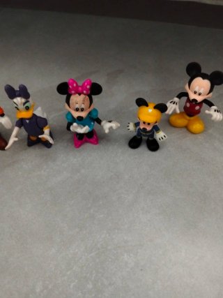 Lote Figuras Disney Mickey Goofy Pluto