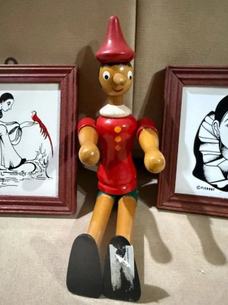 Quadretti vintage in legno e carta