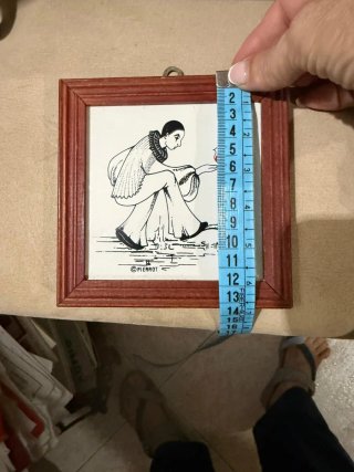 Quadretti vintage in legno e carta