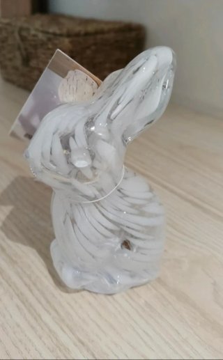 Lámpara LED Conejo Cristal