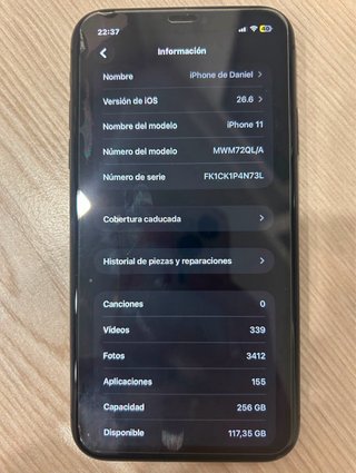 iPhone 11 256GB Negro