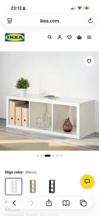 Scaffalatura KALLAX Bianca IKEA