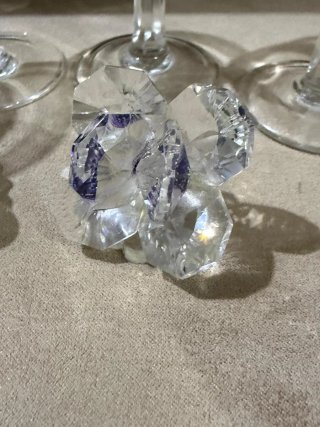 Set 4 Bicchierini Cristallo Antichi