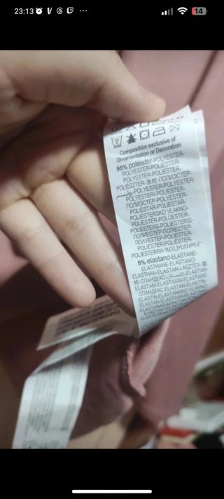 Jersey rosa con encaje