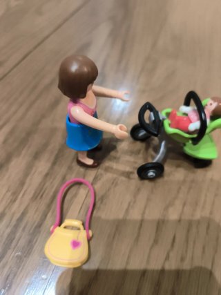 Playmobil 5491 Mamá con Cochecito y Bebé