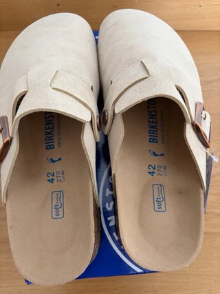Zuecos Birkenstock Beige