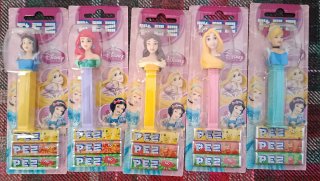 Lote 5 Dispensadores Pez Princesas Disney