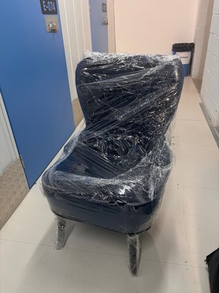 Butaca azul diseño