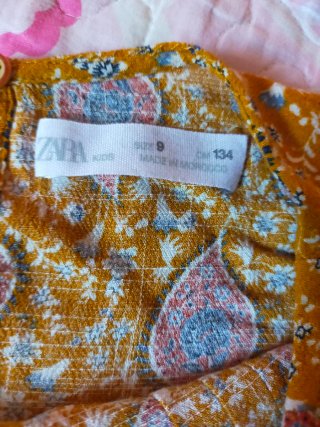 Vestido niña Zara 9 años y talla 10